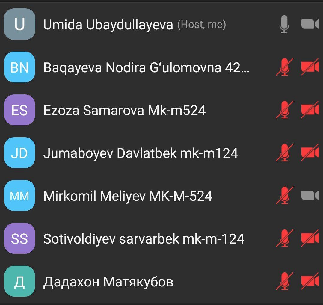 “Dolzarb 90 kun” loyihasi doirasida o‘zbek tili va adabiyoti kafedrasida “Notiqlik mahorati” to‘garagi onlayn tarzda faoliyat olib bormoqda